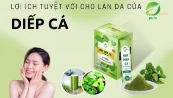 Lợi ích tuyệt vời cho làn da của Diếp cá